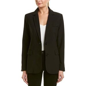 NWT Walter Baker Andi Notch Lapel Black Blazer Size Medium